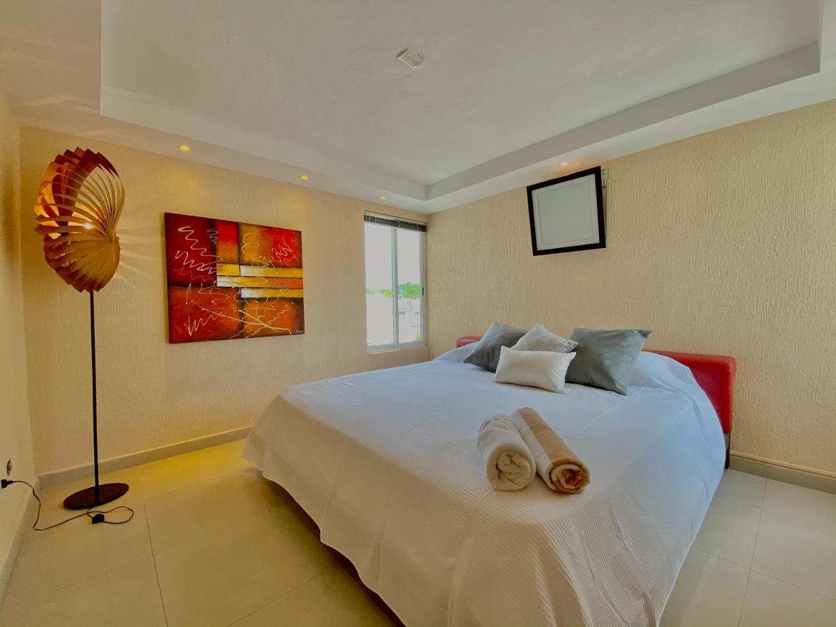 Apartamento Calido Y Moderno En La Entrada De La Zona Hotelera 칸쿤 외부 사진